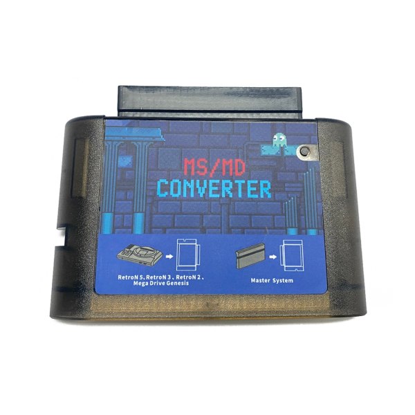 Passar för första/andra generationens 16-bitars videospelskonsoler Systemspel för bränning av kortspel Cartridge Converter Adapter