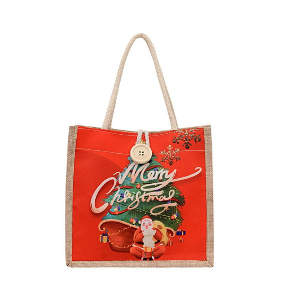 2 kpl Kahva Candy Bag Kankaallinen Laukku PUNAINEN PUNAINEN Punainen