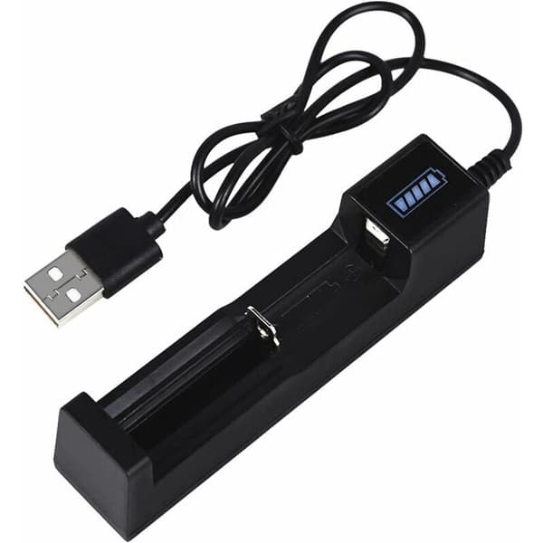 2 stk. universell batterilader, smart batterilader, mini multifunksjonell oppladbar batterilader