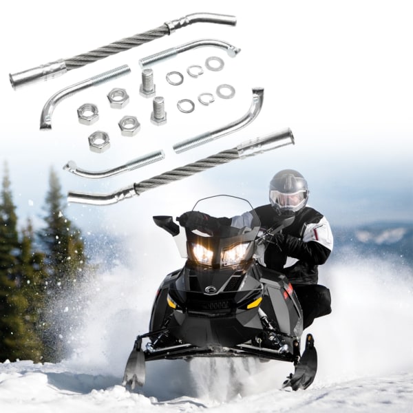 Isbryter-reverssett for snøscootere - Isbrytermaskin-spiss-skrape