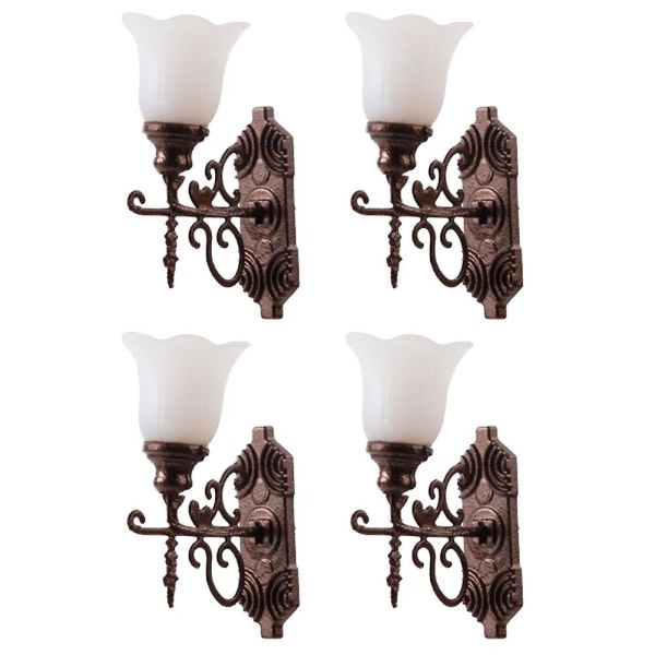 5 stk. Mini-hus-væglamper Miniature-væglamper til dukkehus-miniature-væglamper（1.7X2.5CM)