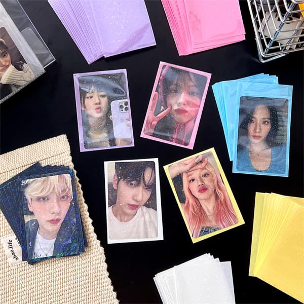 50 st Ins Style Photo Photocards Skyddshylsa Färg Transp 6