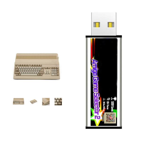 Game Collections Lightweight Game Launcher Plastic Game Selector dyker in i det förflutna Enkla installationer för Amiga500S null - B