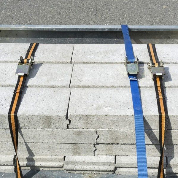 10m x 25mm kiinnitys hihnalla ja ratketilla, 250 kg työkuorma, 2 kpl