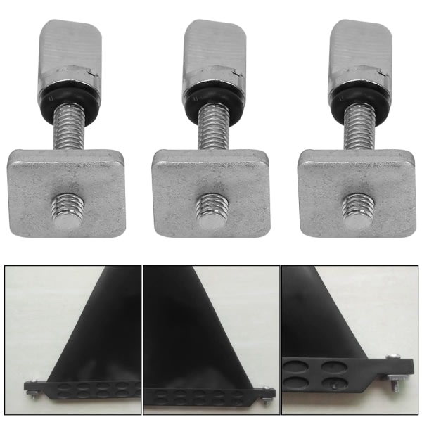 Surfbræt Fin Skrue Longboard Fin Skrue Enkelt Fin Skrue med Plade (M4*19MM)