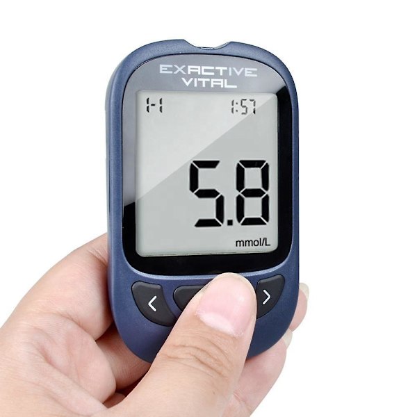 Blodsockermätare Kit med 50 Testremsor för Diabetes