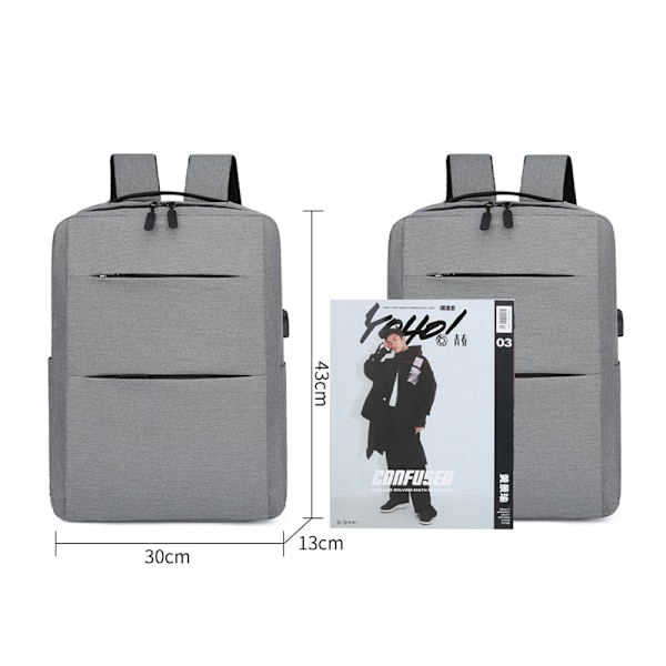 3-in-1 liikemiesten reppu Grey
