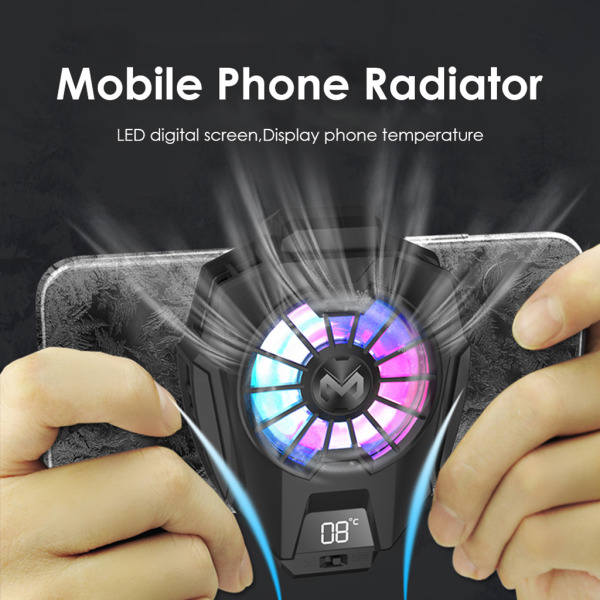 Surfplatta Mobiltelefon Kylfläkt Universal Turbo Radiator Hurricane Game Kylare Surfplatta Mobiltelefon Kall Kylfläns