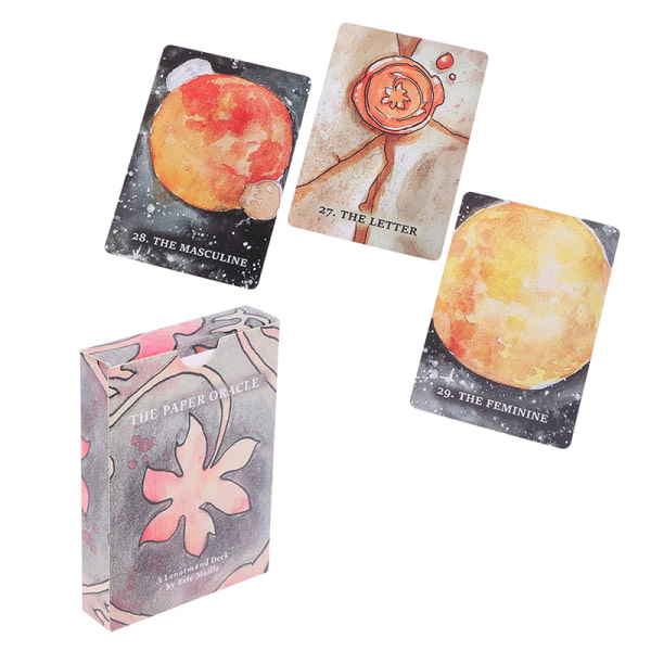 The Paper Oracle Lenormand Deck Tarot Mystisk spådom