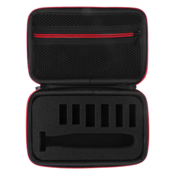 1/3 Partakoneen säilytyslaatikko pehmeällä vuorella Philipsille Red Zipperille 1Set Red Zipper 1Set