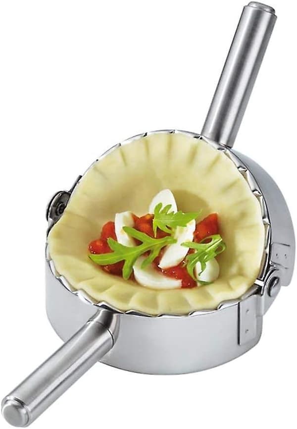 Ravioli- og dumplingform i rustfritt stål - sølv, liten