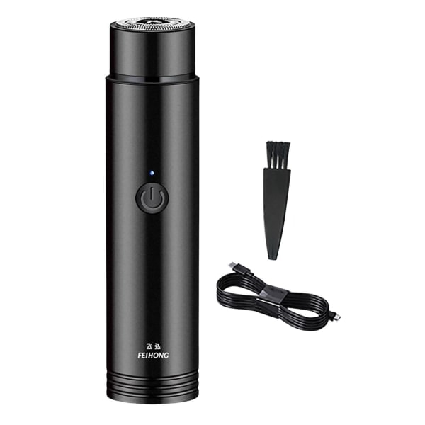 1/2/3/5 Mini sähköinen partakone Kannettava Vedenkestävä Helppo puhdistaa Musta 1 kpl Black 1 Pc