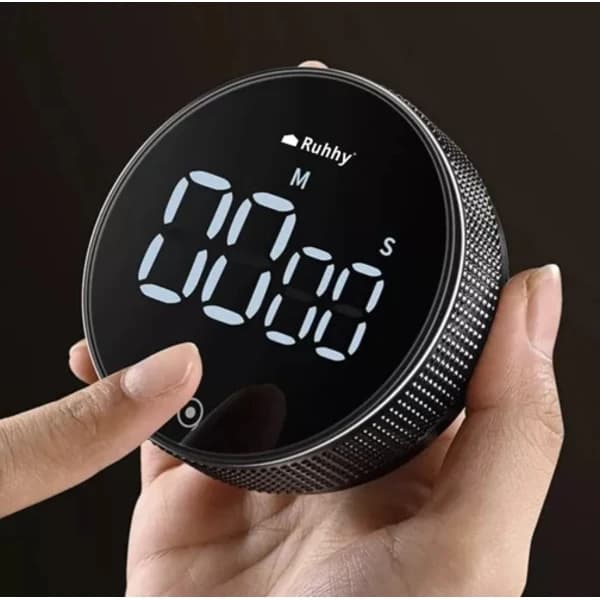 Digital Timer med Magnet & LCD-display - Køkkenur