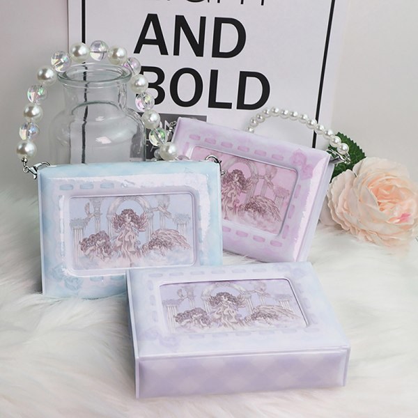 Fotokortholder Idol Kort Samlebok Mini Fotoalbum DIY Pe Rosa