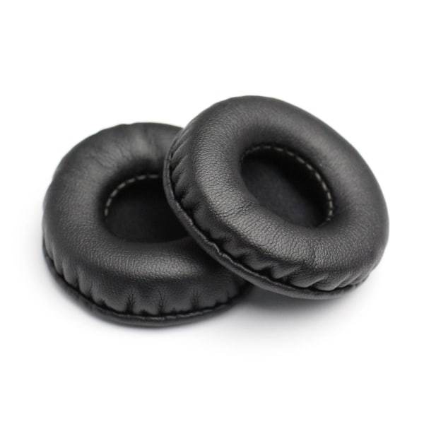 Runda 45-110 mm deksel erstatningssvamp øreputer Universal øreputer Proteinlær hodetelefoner øreputer Øreputer null - 95MM null - 95MM