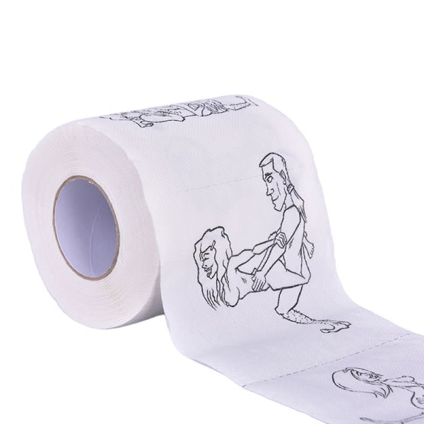 Kreative toalettpapirruller Sexy jenter Badekar Myk 3 Ply Hvit White