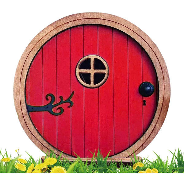 Fe dörrar för utomhusträd, Miniatyr fe Gnome fönster