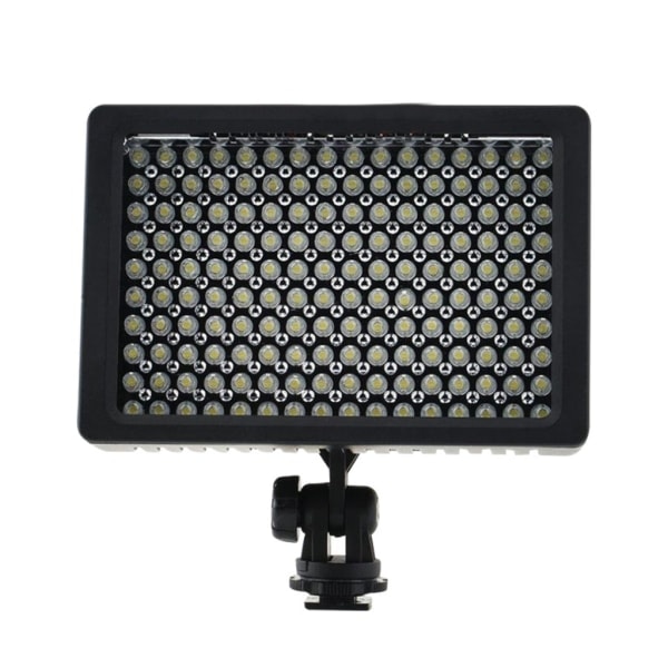 LD-160 LED-videoljus, bärbar, på kameran, 5400 / 3200K dimbar vlog-lampa för DSLR-kamera videokamera