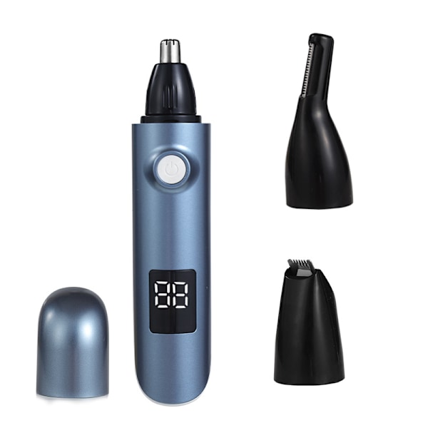 USB Oppladbar LED Øre- og Nesehårstrimmer, 3-i-1 Lettvekt for Menn og Kvinner