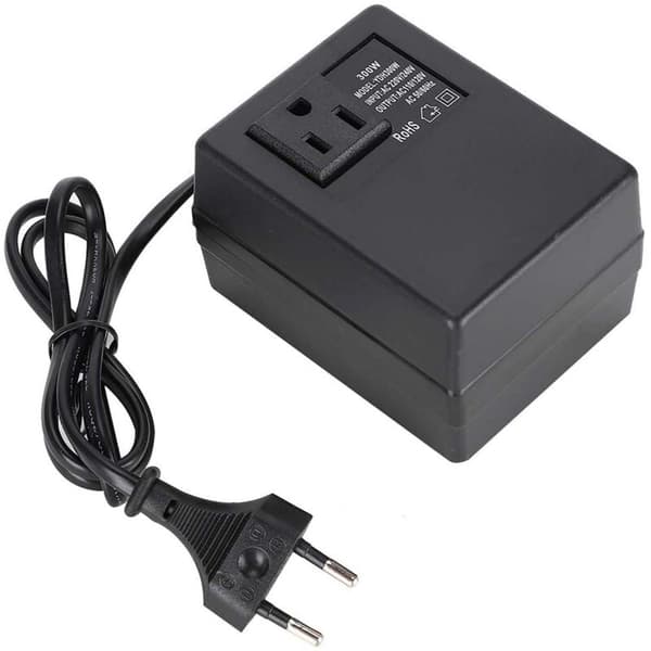 Jeffergarden 300W Strømtransformator Spenningsomformer AC 220V til 110V EU Plugg Adapter EU Plugg