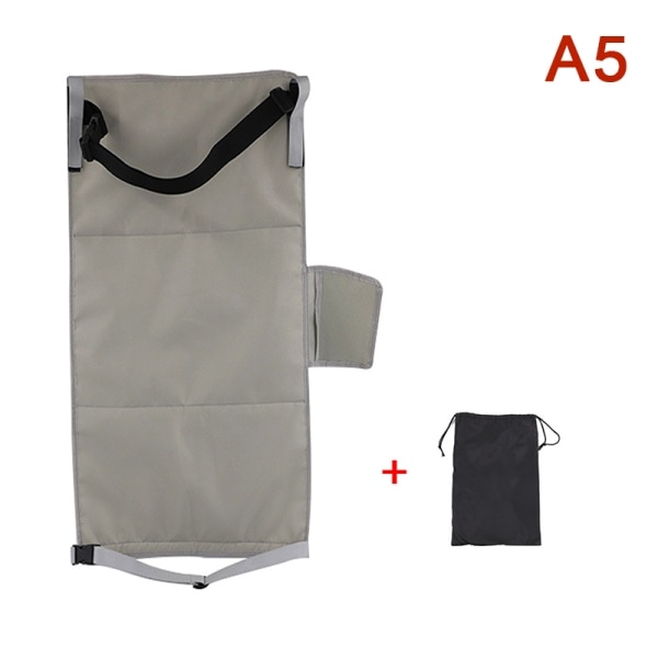 Lasten lentokonevuode, kannettava matkasänky, harmaa A5 Gray A5