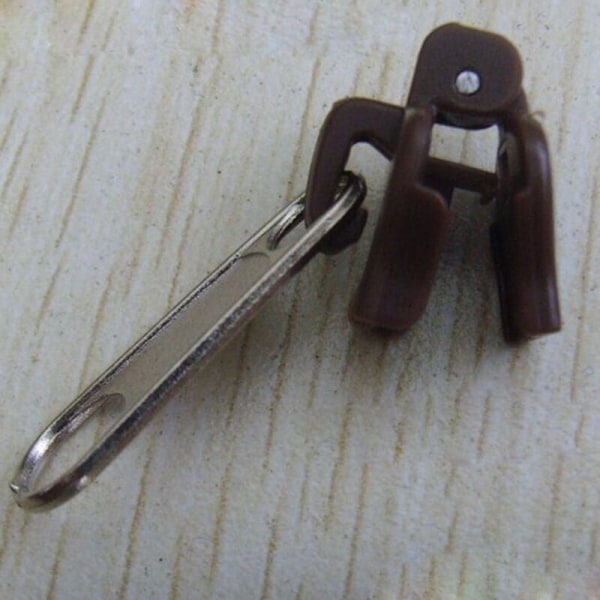 6 stk. Universal Instant Fix Lynlås Reparationssæt Udskiftning Zip Slider Tænder Lynlåse Flot design.