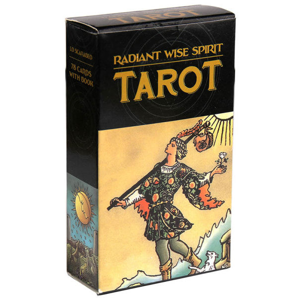 Glittrande Nytt Tarot Oracle Kortspel Engelska Tarot Kortspel