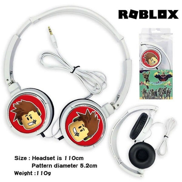 Roblox-pelit Langalliset kuulokkeet Dynablocks Musiikki Stereo Kuulokkeet Tietokone Matkapuhelin Kuulokemikrofoni Lasten lelut Lahja [DB] Laatikolla With box