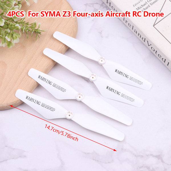 4 stk Propeller Quadcopter Control Drone Reservedele 4 stk Propel