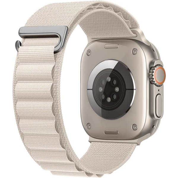 Alpine Loop Band kompatibelt med Apple Watch Band 42mm 41mm 38mm för kvinnor män Justerbart 2/Ultra/Series SE 9/8/7/6/5/4/3/2/1