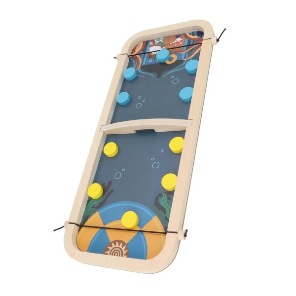 Desktop Sling Puck-spil Sæt Forbedre Koordination Interaktivt Træ Hockey Bordspil Legetøj
