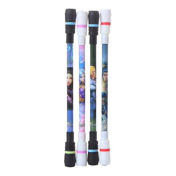 Spinning Pen Kreativ Tilfældig Flash Roterende Gaming Gel Penne til A one size A one size