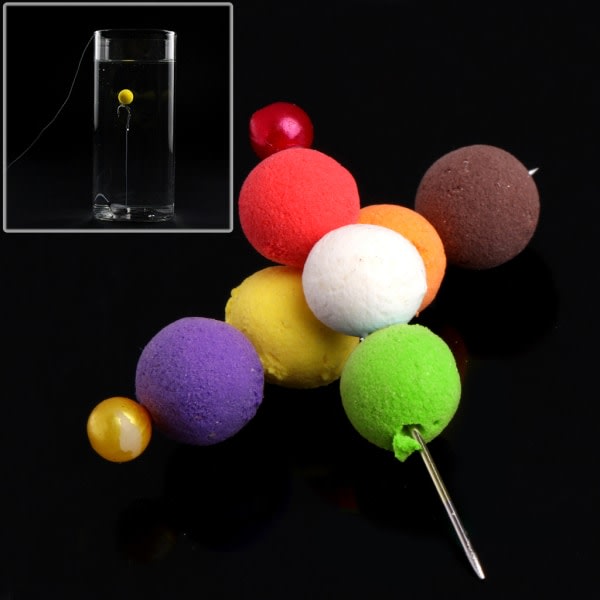 Karp Flydende Fiske Lokkemad Kunstige Agner Perler Pop Up Smag Duftkugle 14mm Orange