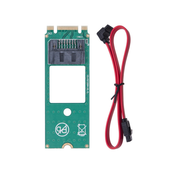 M.2 NGFF til 7-pinners SATA Converter SSD SATA 3.0 Adapter Deteksjon A1