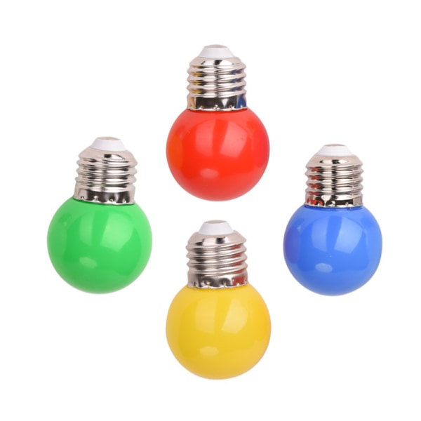 Set med 24 LED-lampor E27 Eq 1W Utomhus guinguette girlander