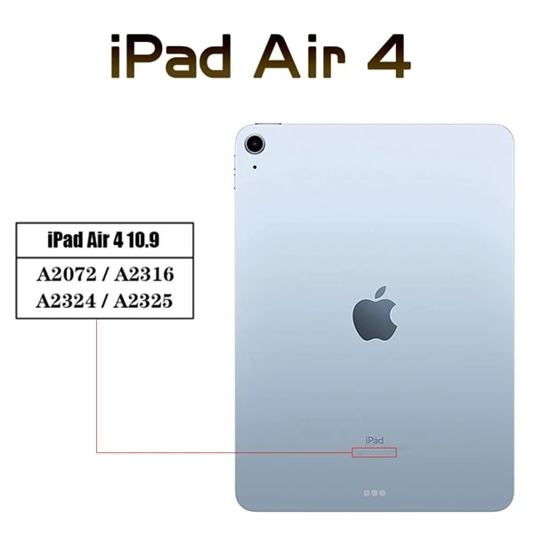 Etui til Apple iPad Air Pro 9.7 10.5 10.9 11 2020 2021 2022 5. 6. 7. 8. 9. 10. generation blødt silikone sort skal iPad Air 4