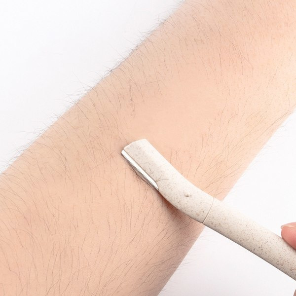 Praktiska och effektiva multifunktionella ögonbrynsrakhyvlar (3-pack) - Vit Vit