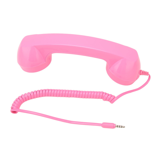 Retro-puhelinluuri Monitoiminen Säteilyturvallinen Kännykkävastaanotin Matkapuhelimille Tietokoneille Pinkki Pink