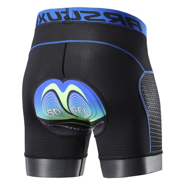 Arsuxeo Cykelunderkläder Shorts for män 5D Gel Pad Quick Dry Mountain Bike Sykkelshorts