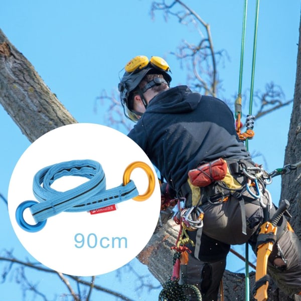 1/2/3/5 Cambium Saver Tree Arborist Friktionsrep för utomhusbruk Blå 90cm 1 st