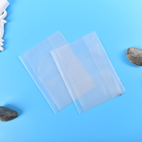 2 stk. Transparent Passholder Deksel Pakke Resekort Holder