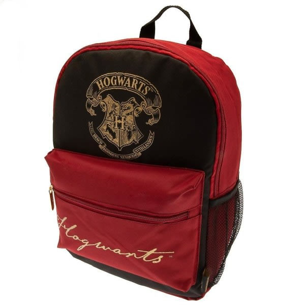 Harry Potter Hogwarts Ryggsäck Svart/Röd/Guld One Size