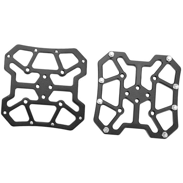 TONYSA 1 Par Aluminium Legering Cykel Clipless Pedal Platform Adaptere til SPD (Sort)
