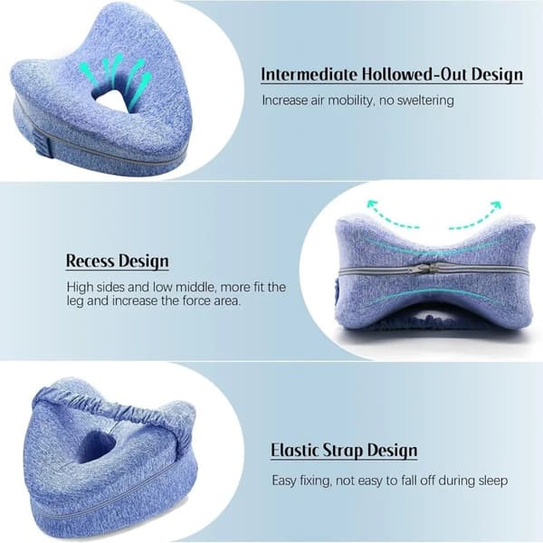 Memory Foam Knee Pillow - Ergonomic Knee Pillow 250