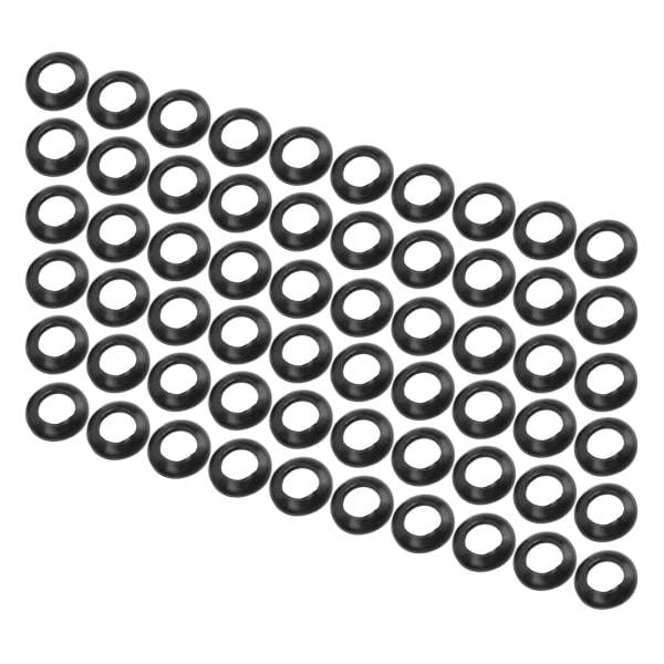 60 stk Fiskespø Bygge Silikon Elastisk Vindingscheck Ring Trim Ring Adapter 9.5MM