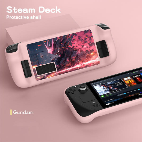 TPU Cartoon Case för Steam Deck Clear Soft Cover Pro A7