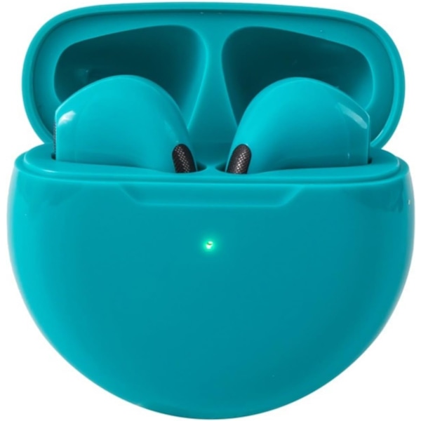 Nya Pro Bluetooth Hörlurar 5.0 Sport Mini Dubbla Öron Samtal (Grön)