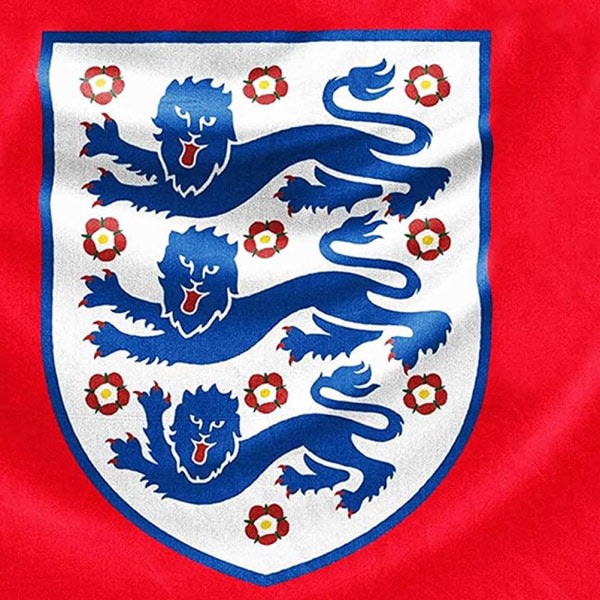 England Officiell 3 Europacup fotboll jätteflagga 90x150cm Lämplig for puber fester