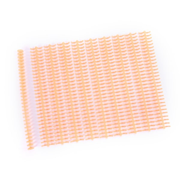 10 stk. 30 huller cirkler ring løsbladede album binder spiral orange