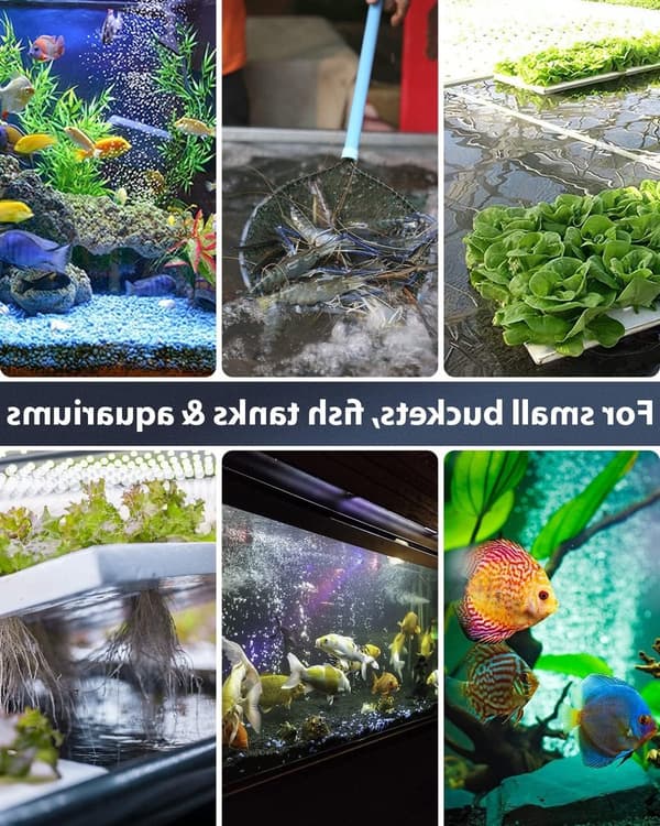 Pawfly 4-pack akvarieluftsten 4,5 tum mineralbubblare med plastbas för luftpump, akvarium, hink och hydroponik